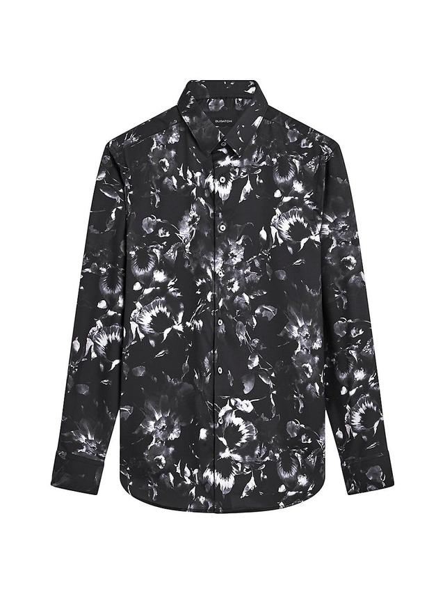 Bugatchi Julian Floral Print Button-Up Shirt Product Image