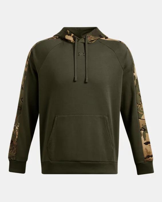 Men's UA Rival Fleece Camo Blocked Hoodie Product Image