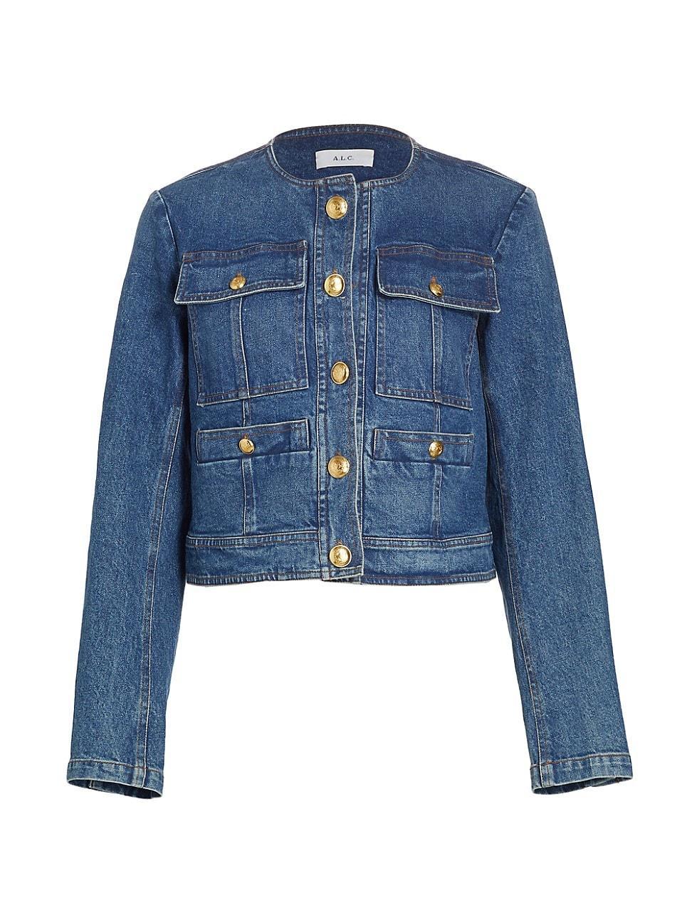 Cleo Tailored Denim Jacket Product Image