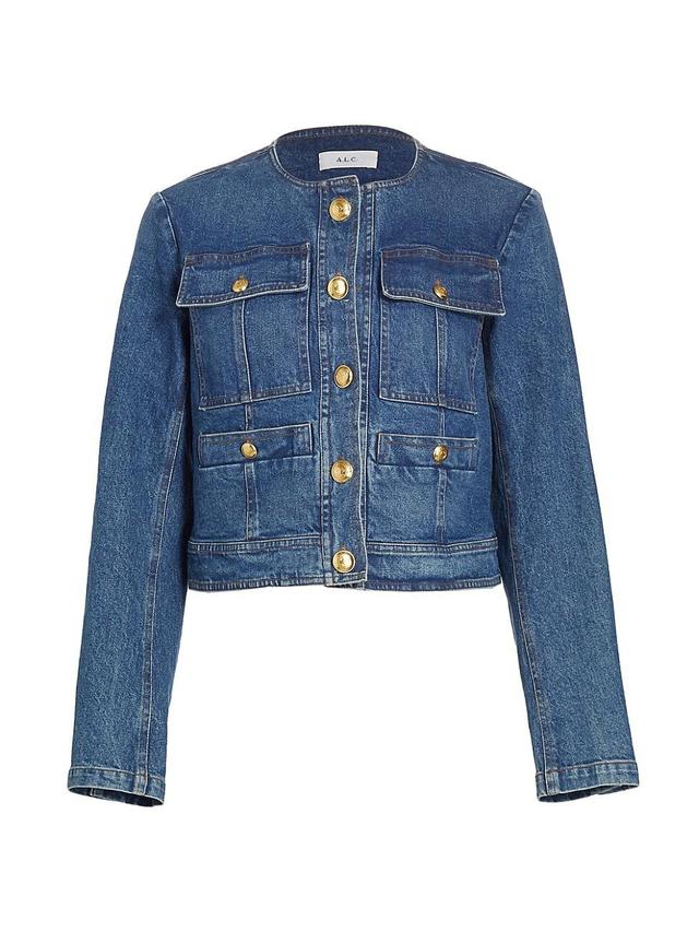 Cleo Tailored Denim Jacket Product Image