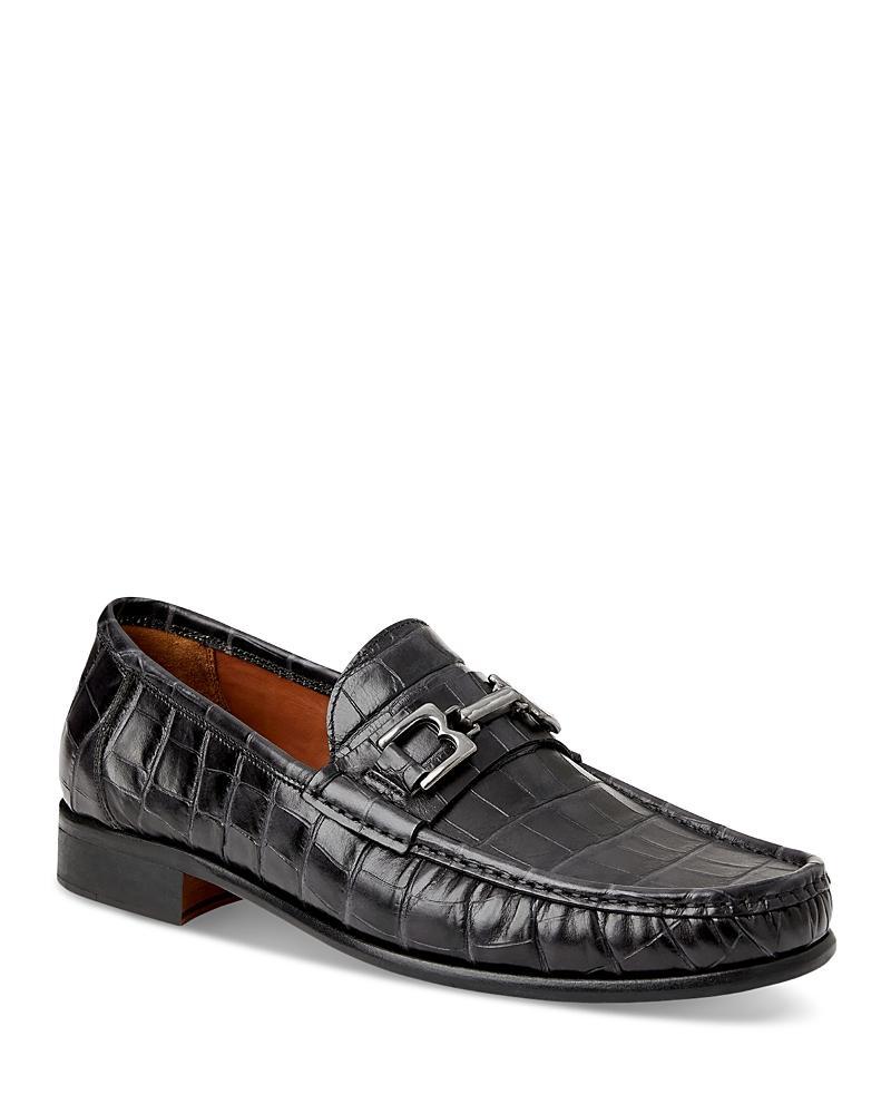 Bruno Magli Mens Trieste Leather Bit Loafers Product Image