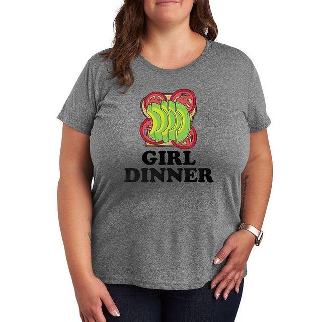 Plus Girl Dinner Avocado Toast Graphic Tee, Girls Product Image