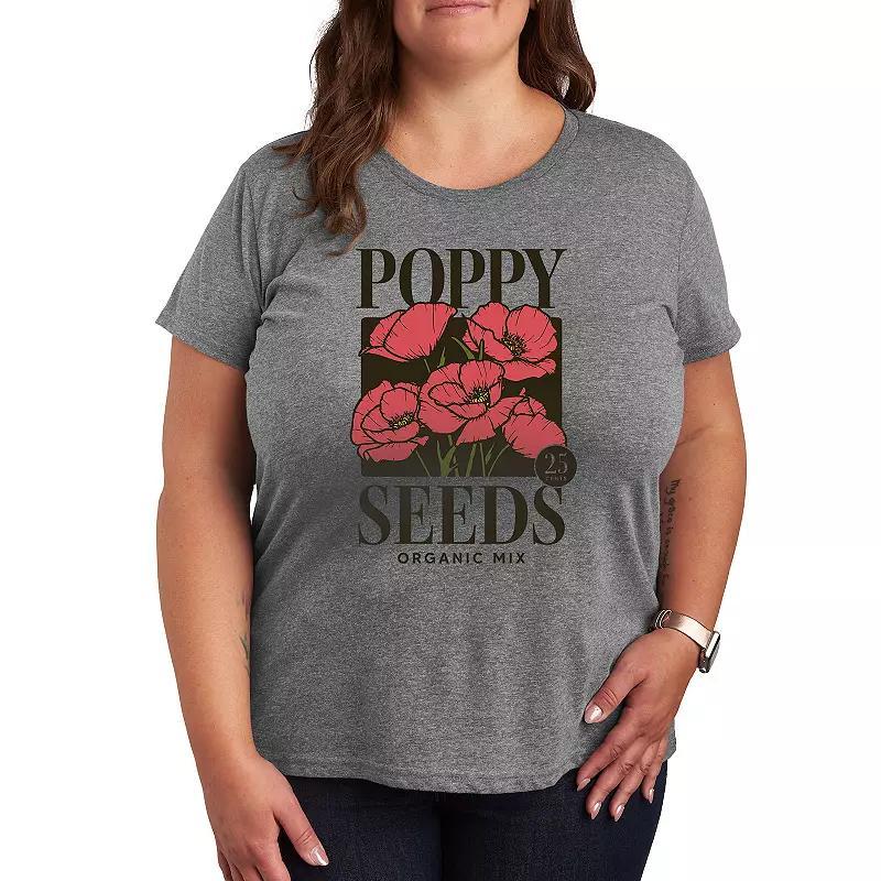 Plus Peanuts Doing The Best I Can Graphic Tee, Womens Grey Gray Product Image