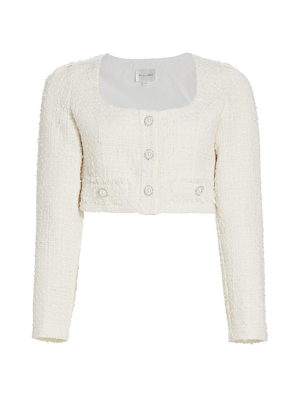 Womens Melody Tweed Crop Cardigan product image