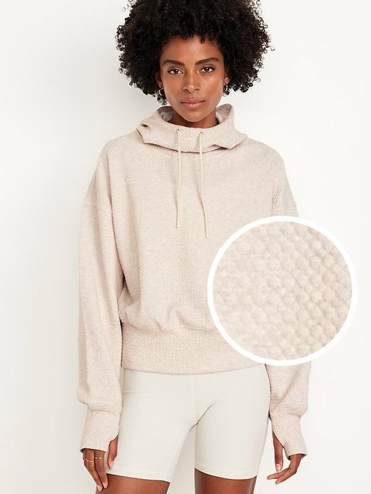 Dynamic Fleece Textured Hoodie Product Image