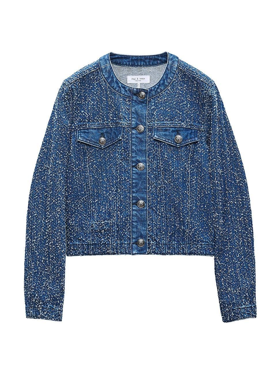 rag & bone Cora Tweed Denim Jacket Product Image