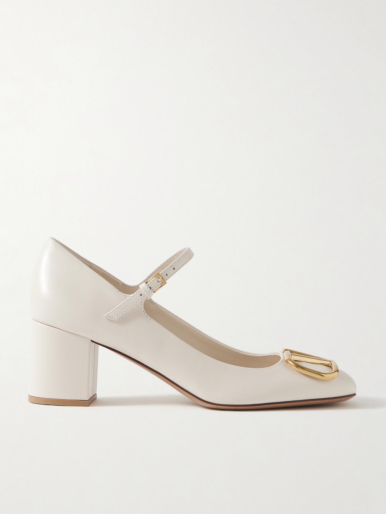 VALENTINO GARAVANI Vlogo Mary Jane Pumps 60 In Neutrals Product Image