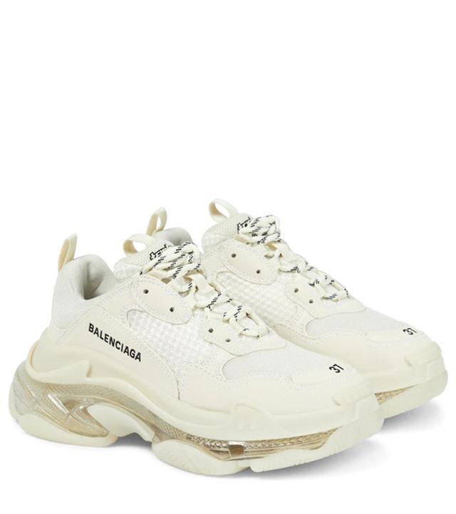 BALENCIAGA Triple S Sneakers In White Product Image