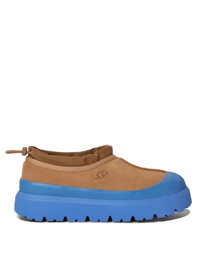 UGG Tasman Weather Hybrid Galosh Loafers In Chestnut/blue Product Image