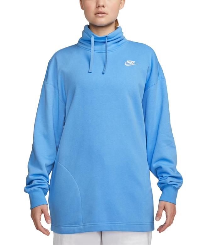 Womens Nike Sportswear Club Fleece Oversized Mock-Neck Sweatshirt Product Image