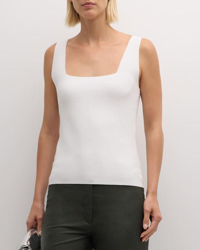 The Ellie Square-Neck Sweater Tank Product Image