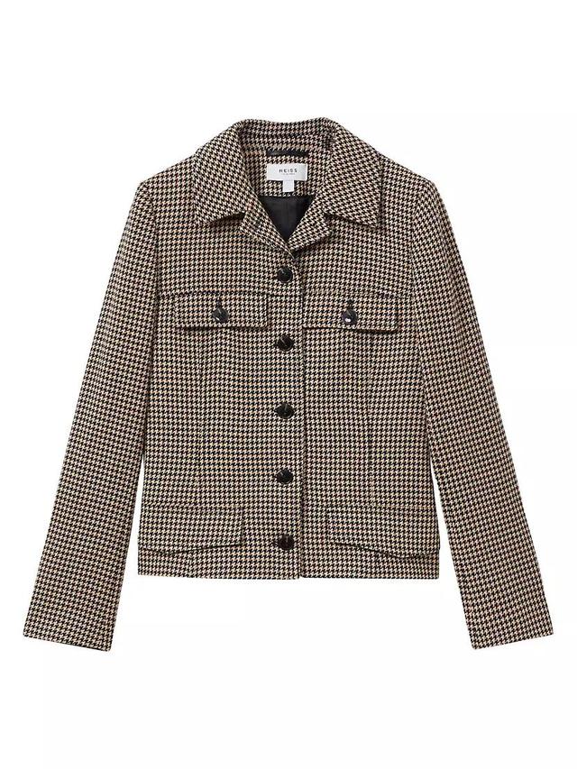 Lena Houndstooth Check Jacket Product Image