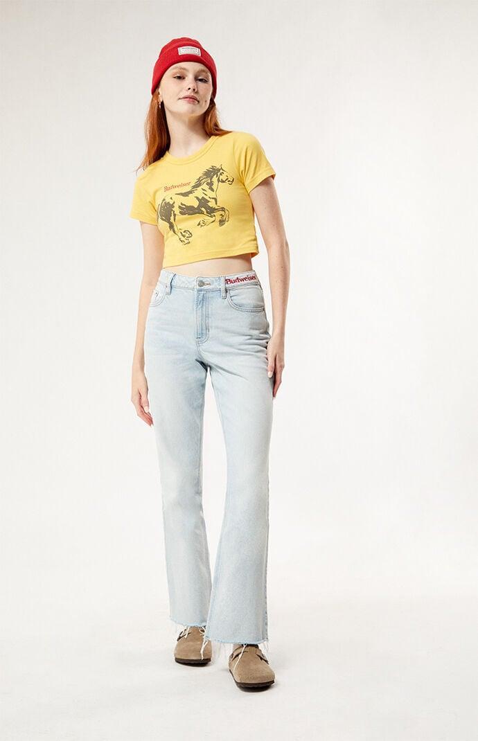 Budweiser Womens By PacSun Vintage Bootcut Jeans - Product Image