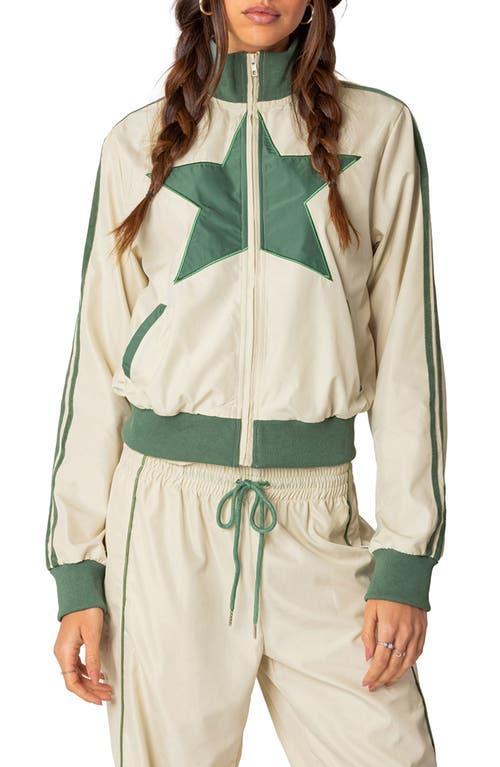 Womens Superstar nylon track jacket Product Image