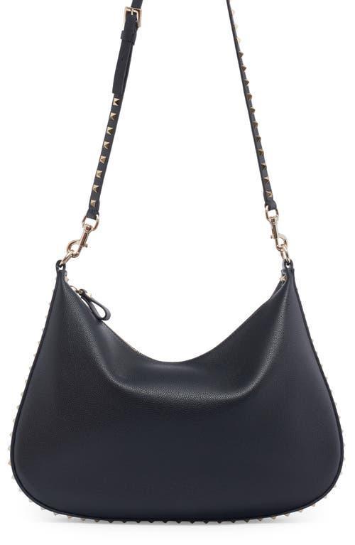 Valentino Garavani Rockstud Leather Hobo Bag Product Image