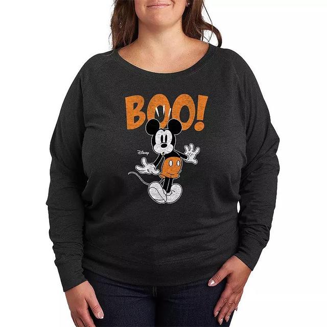 Disneys Hocus Pocus Plus Size Stick Together Pullover, Womens Heather Grey Product Image