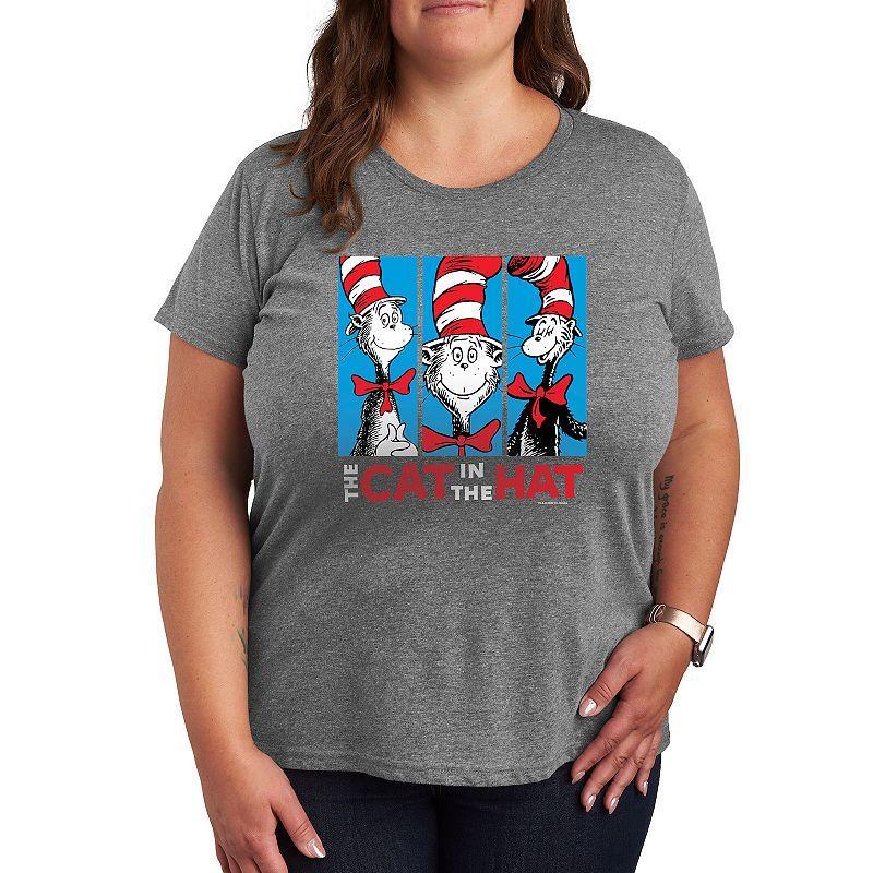 Plus Dr. Seuss Cat In The Hat Graphic Tee, Womens Product Image