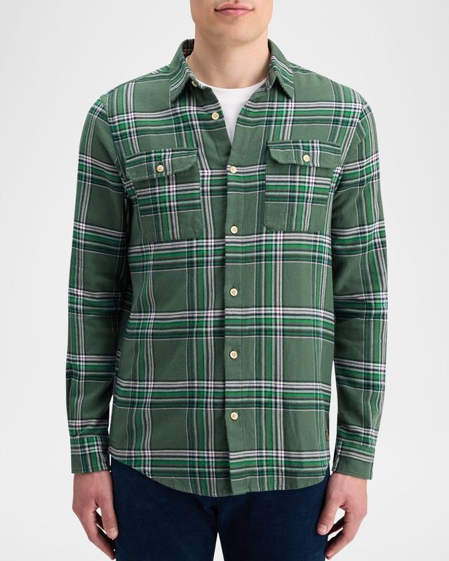 Men's Plaid Sport Shirt Product Image