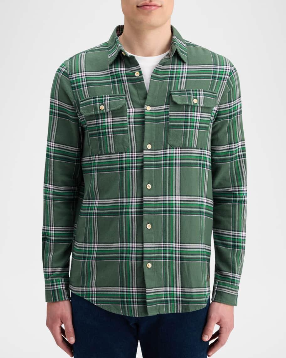 Men's Plaid Sport Shirt Product Image