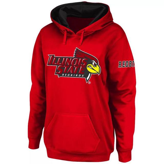 Womens Stadium Athletic Red NC State Wolfpack Big Logo Pullover Hoodie Product Image