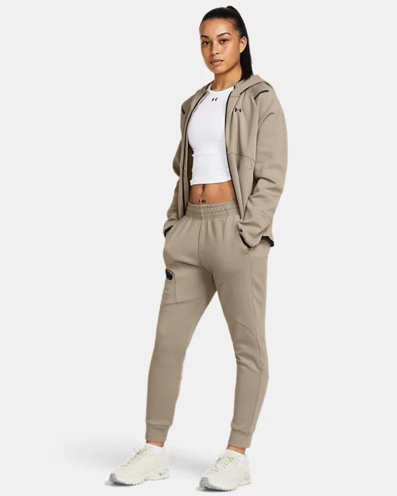 Women's UA Unstoppable Fleece Full-Zip Product Image