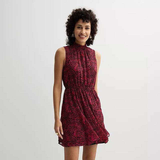 Womens Nine West Godet Mini Dress Product Image