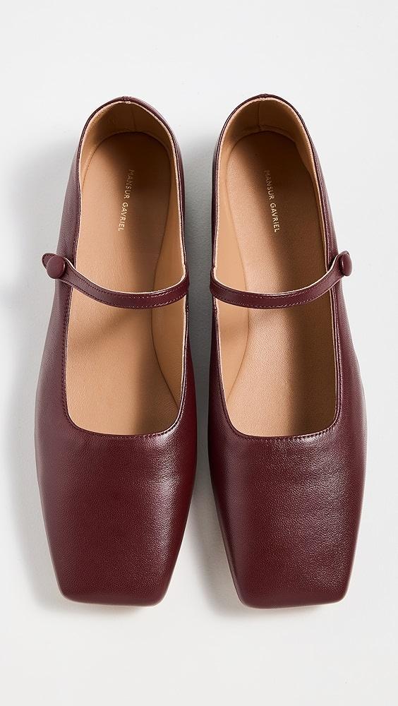 Mansur Gavriel Square Toe Mary Jane Flats | Shopbop Product Image