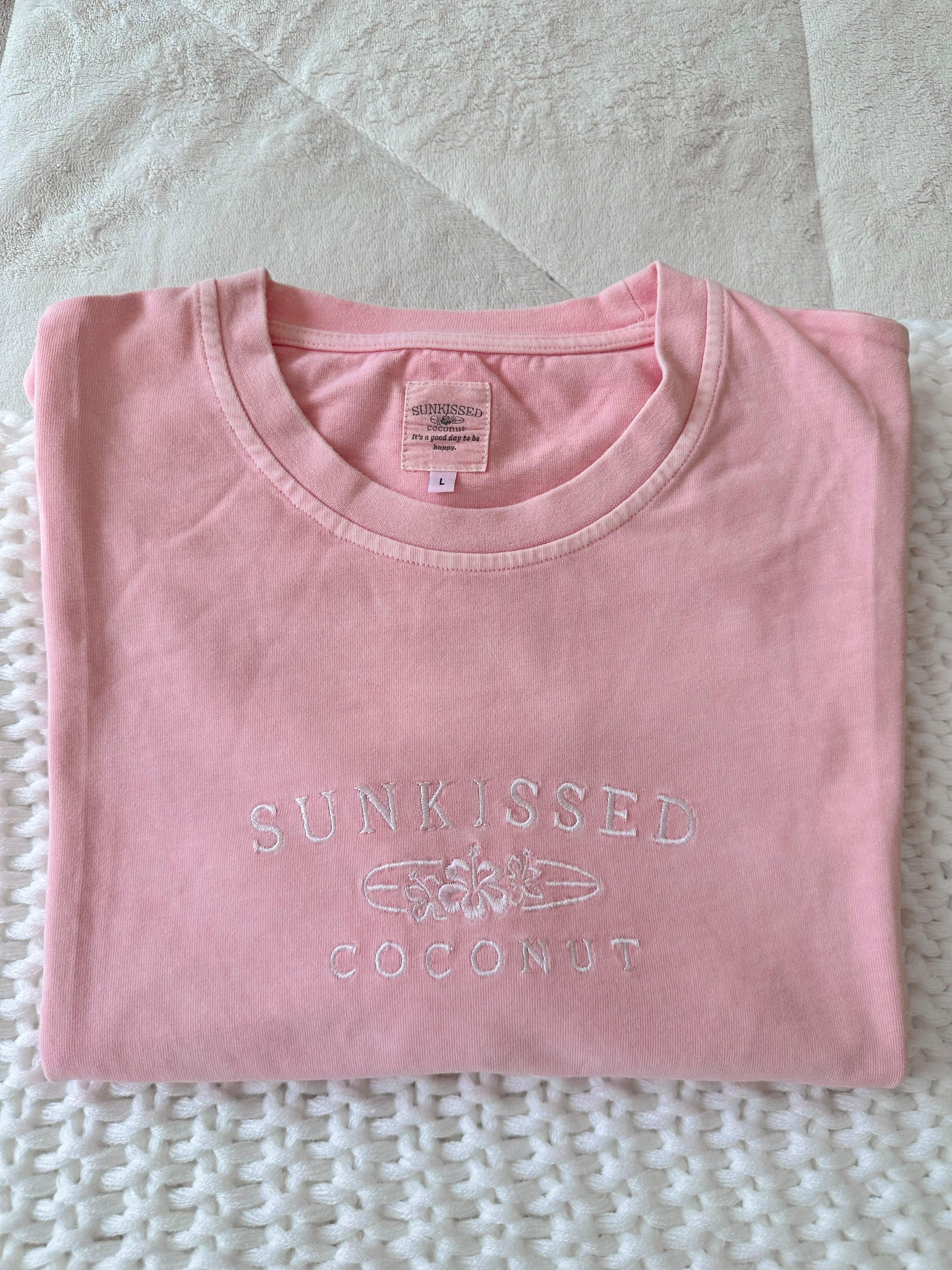 Sunkissedcoconut Vintage Embroider Logo Tee Product Image