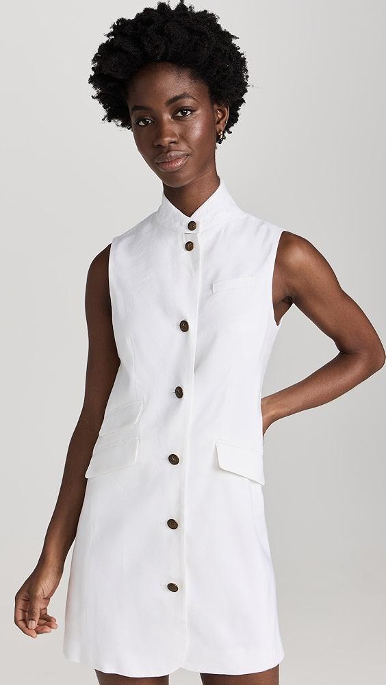 rag & bone Slade Linen Vest Dress | Shopbop Product Image