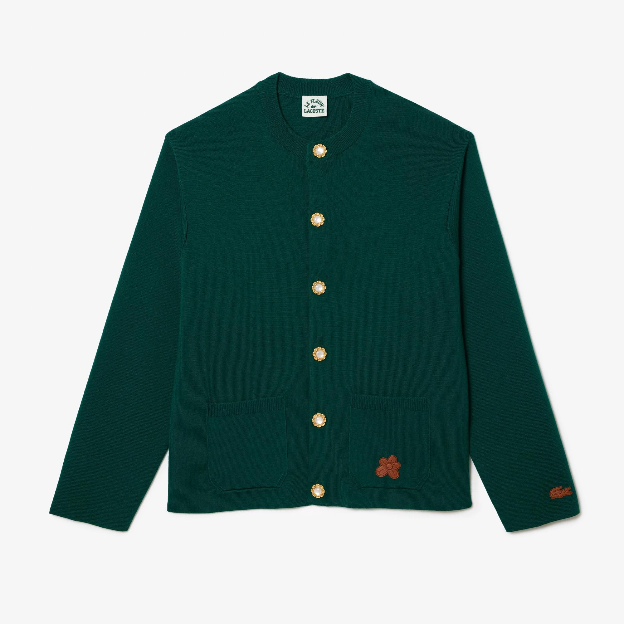 Lacoste x le FLEUR Dropped Shoulder Cardigan Product Image