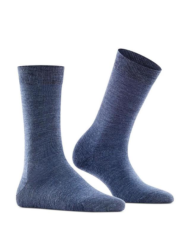 Womens Merino Wool-Blend Crew Socks Product Image