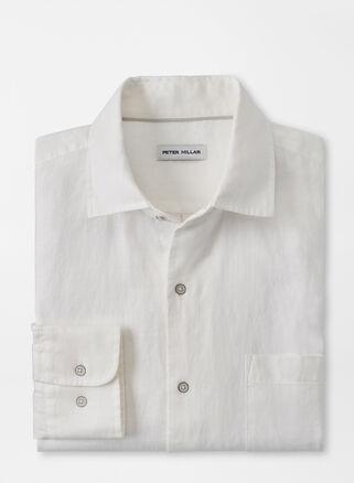 Mens Crown Coastal Garment-Dyed Linen Sport Shirt Product Image