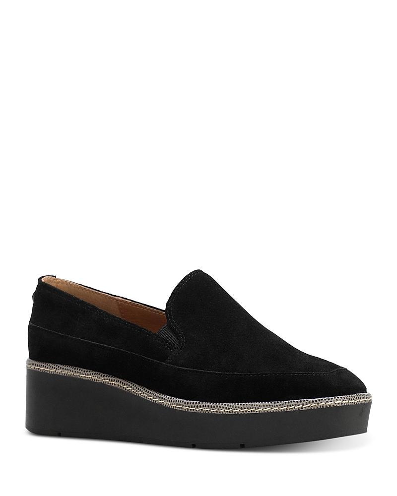 Donald Pliner Wallis Suede Wedge Loafers Product Image