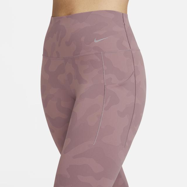 Nike Women's Universa Medium-Support High-Waisted 7/8 Camo Leggings with Pockets Product Image