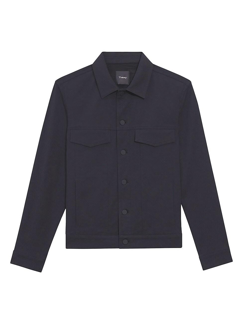 Theory River Trucker Jacket in Neoteric Twill  male Product Image