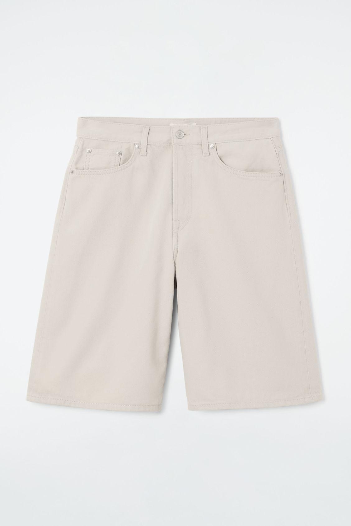 LONGLINE DENIM SHORTS Product Image