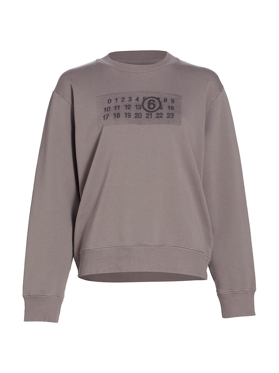 Womens Logo Crewneck Sweatshirt Product Image