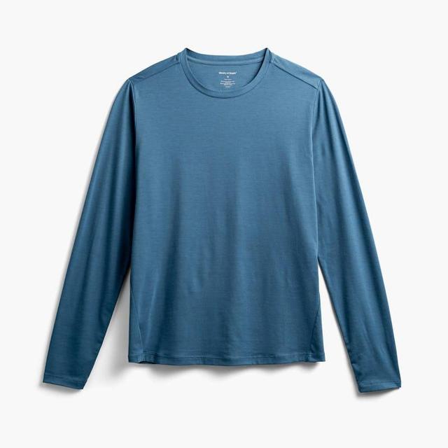 Atlantic Blue Men's Composite Merino Long Sleeve Tee Product Image