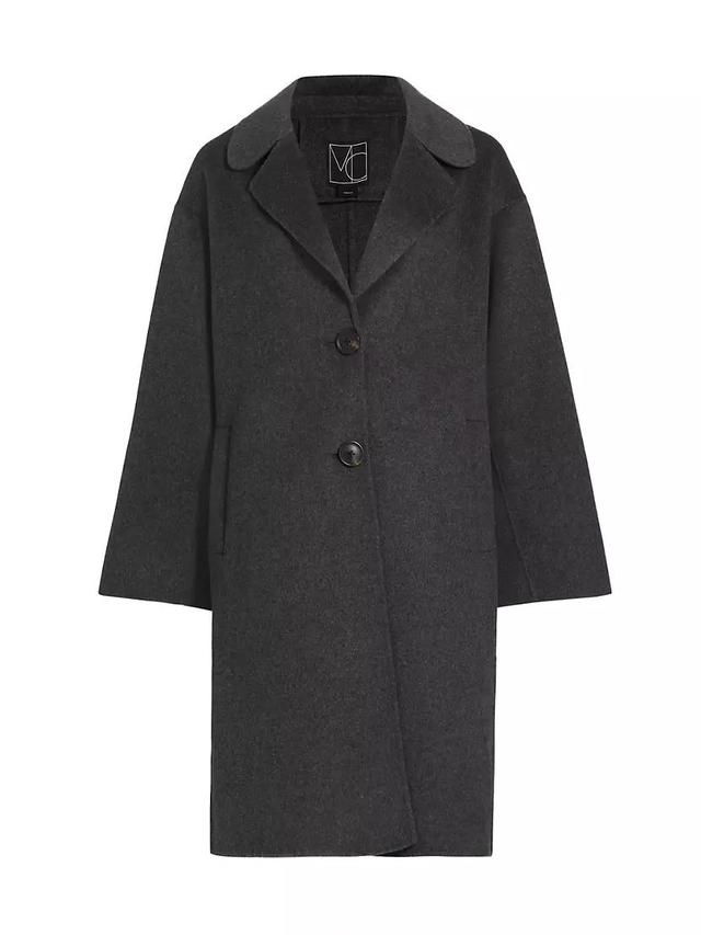 Womens Kelly Long Wool Cocoon Coat Product Image