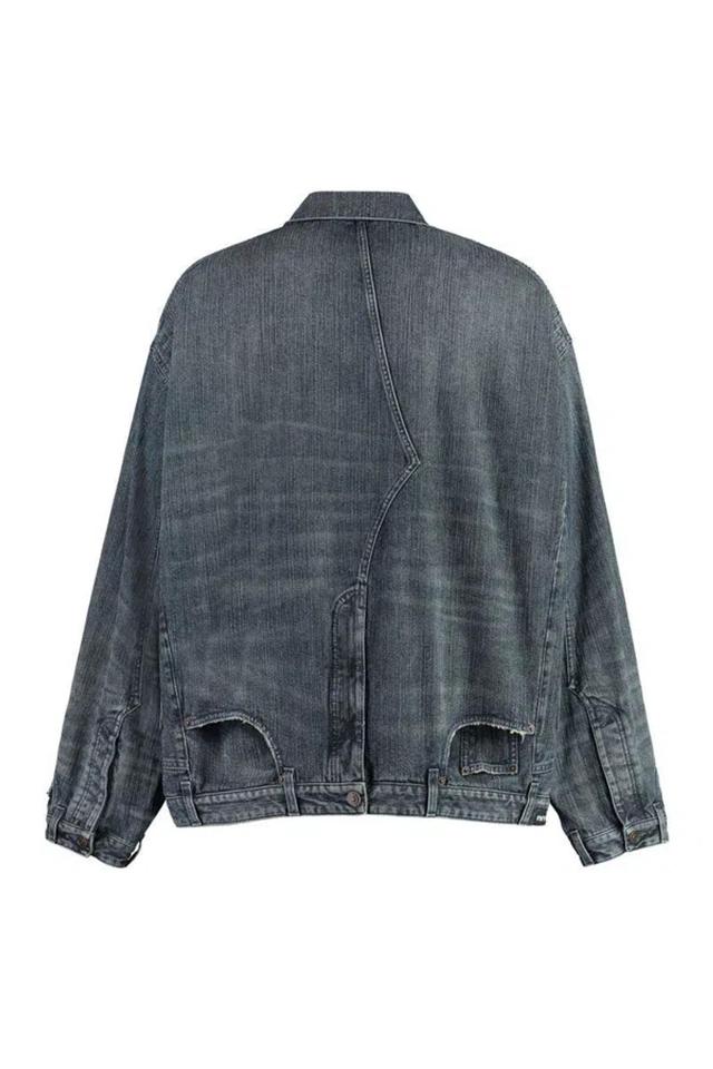 BALENCIAGA Denim Jacket In Navy Product Image