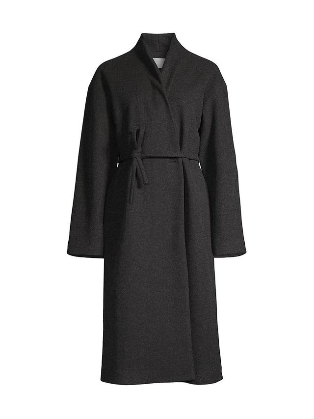 Womens Reagan Long Belted Coat Product Image