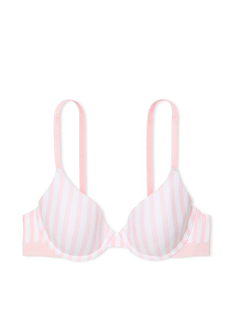 Lightly Lined Full-Coverage Cotton Bra Product Image