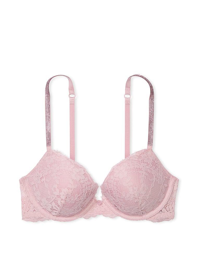 Twinkle Strap Lace Push-Up Bra Product Image