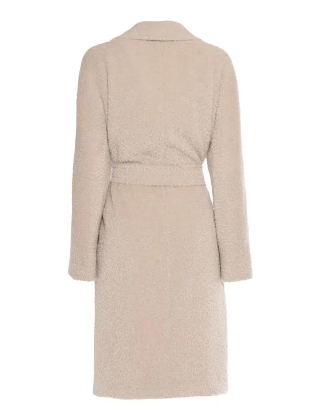 MAX MARA Galante Albino Coat In White Product Image