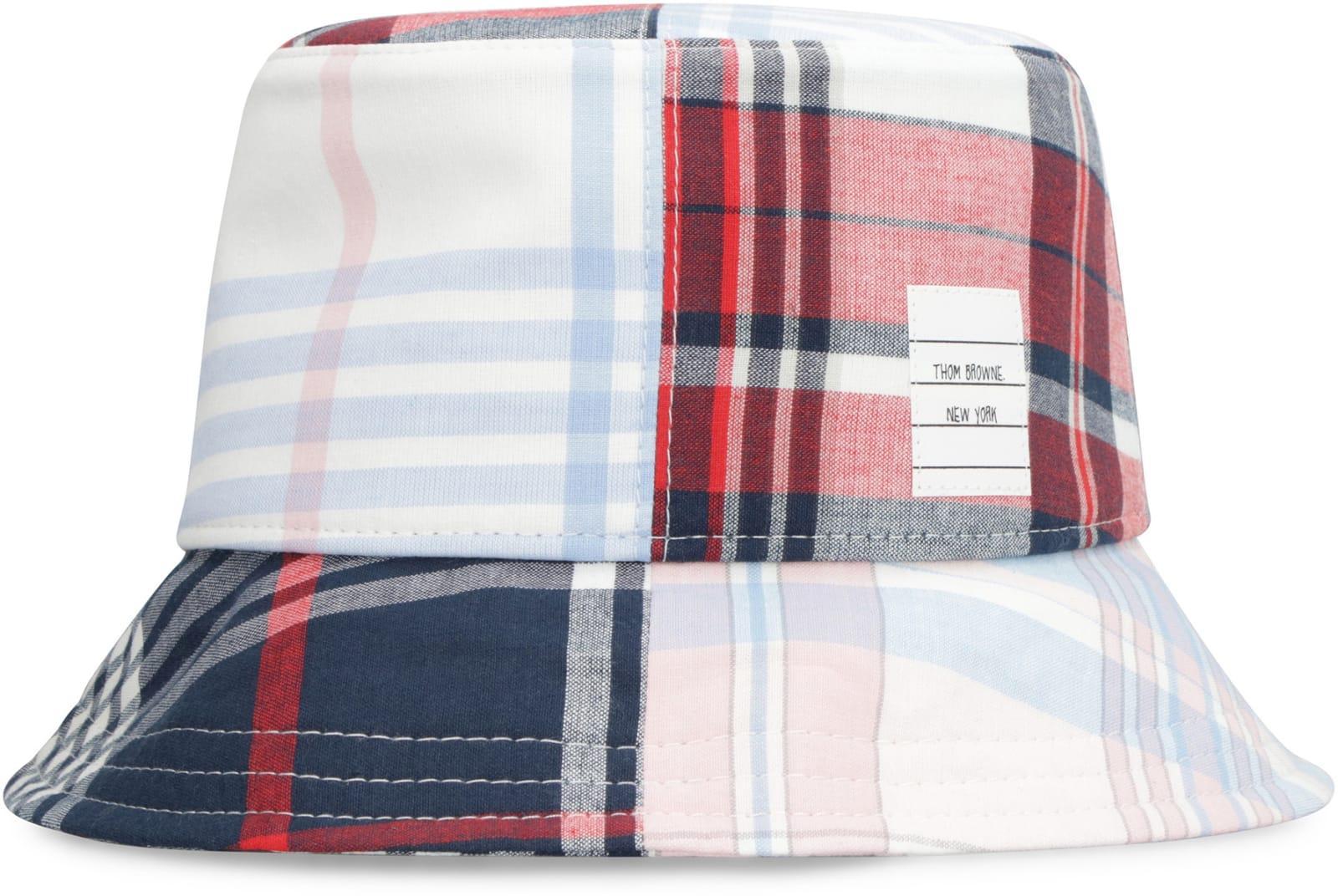 THOM BROWNE Quarted Funmix Bucket Hat In Multi-colour Product Image