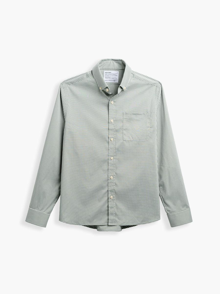 Men's AeroZero Sport Shirt - Olive Gingham Product Image