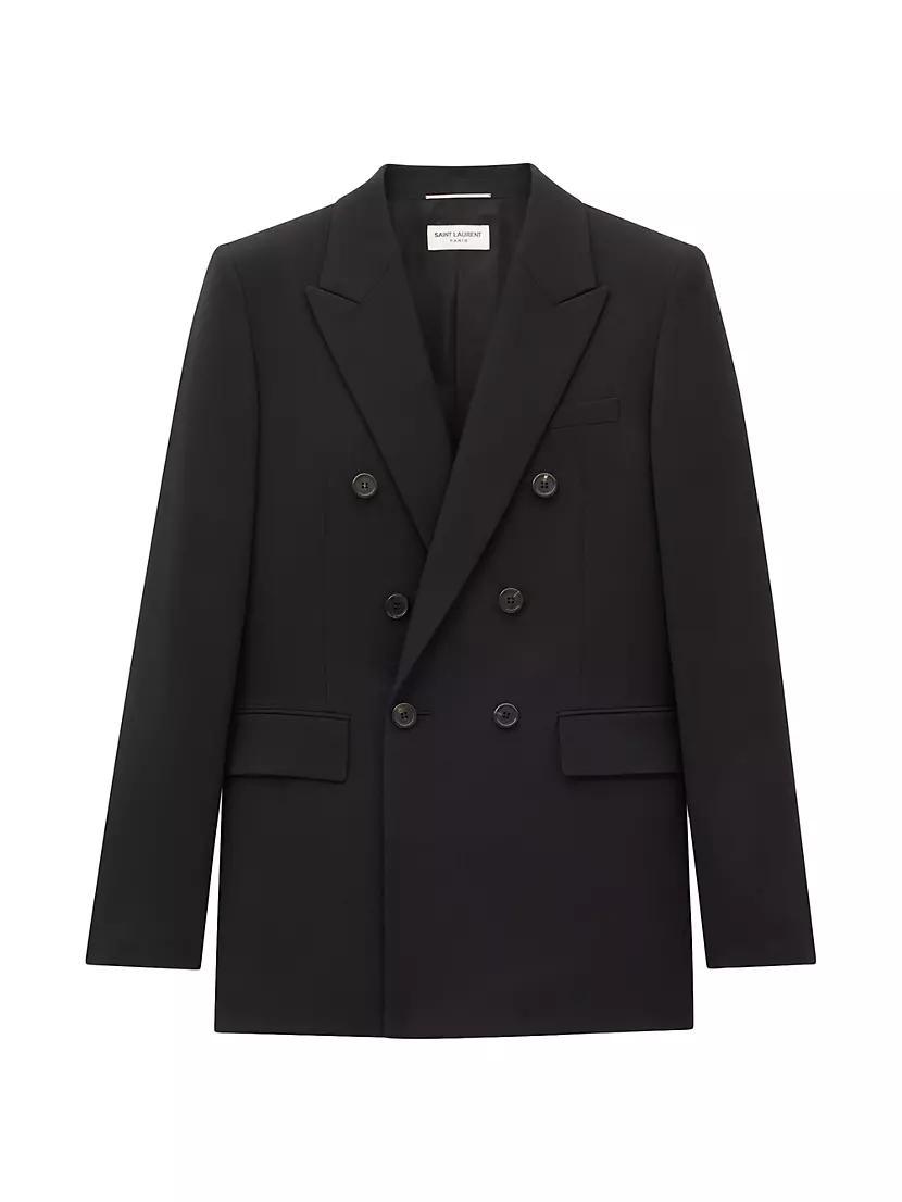 Jacket in Wool Gabardine Product Image