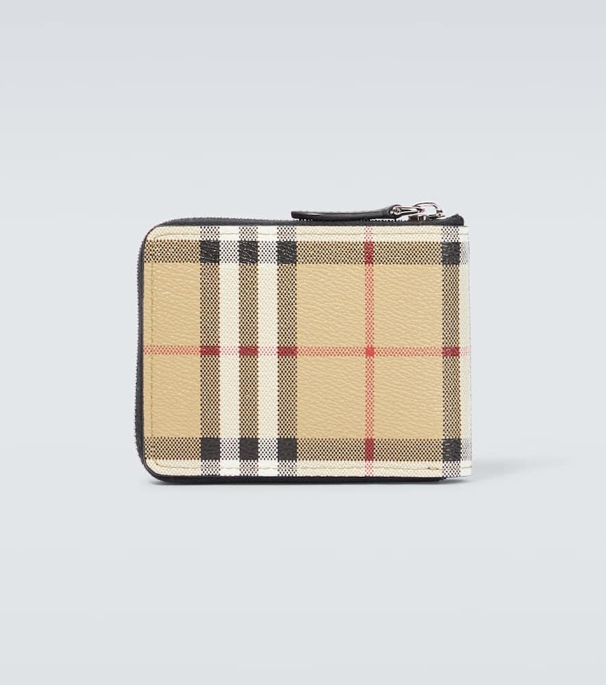 BURBERRY Vintage Check Wallet In Beige Product Image