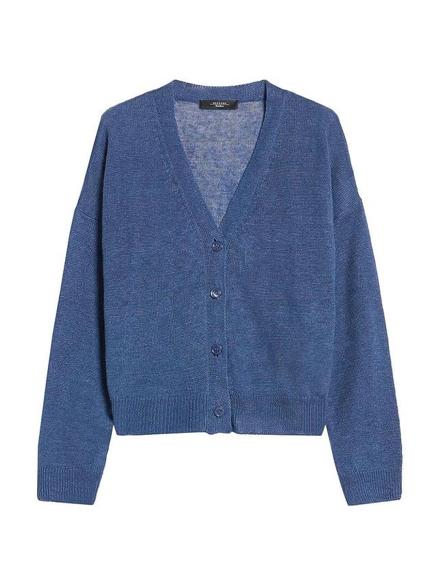 Womens Daniela Linen Oversized Cardigan Product Image