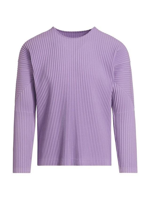 Mens Color Pleats Long-Sleeve Shirt Product Image